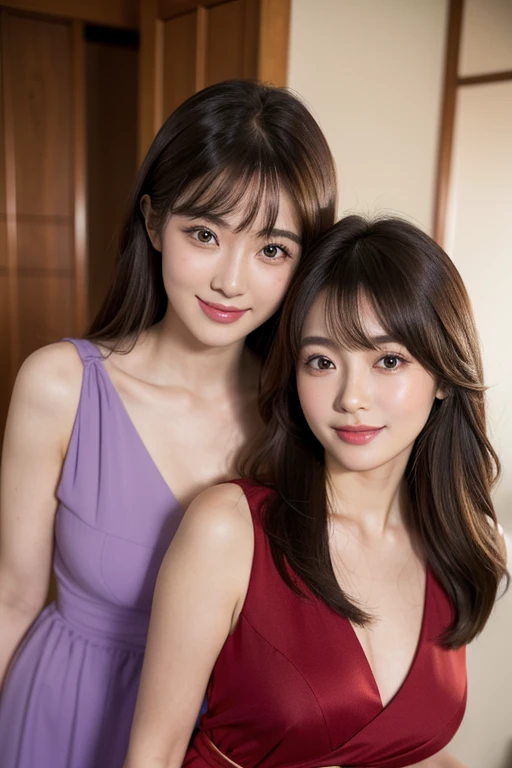 (High resolution, Ultra-detailed:1.2), (Skindentation), 1womanl, 25-years old, (femele), 独奏, (realisitic, Top image quality, Photorealsitic, masterpiece, 8K, High resolution1.34), extra detailed face, (profetional lighting、bokeh dof), (light particules、lensflare、Luminous particles:0.6), (dynamicposes:1.2), Soft lighting, Top Angle View, Fashionable and trendy atmosphere, jpn, a street, TOKYOcty, harbour, skytree, Tokyo Tower, ((during daytime)), Skysky, ((Look at viewers:1)), (looking in camera)、(portlate:0.6)、cowboy shot、a gorgeous、is standing、Keep the original facial proportions、broad shoulder、full body Esbian、(medium breasts)、(Medium Hair)、brown haired、Floating hair、s lips、lipsticks、seducting smile、Floating hair、A smile、Open_Mouth、tusk、Blouse、(floral print summer dress:1)、Eye lashes、