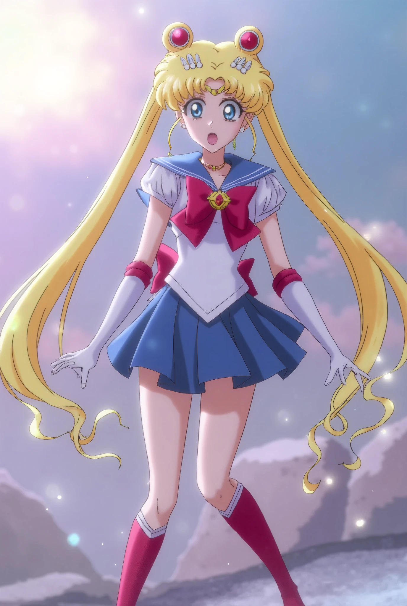 (masterpiece, Best quality:1.2),Sailor Moon，(masterpiece, Best quality:1.2),Sailor Moon，