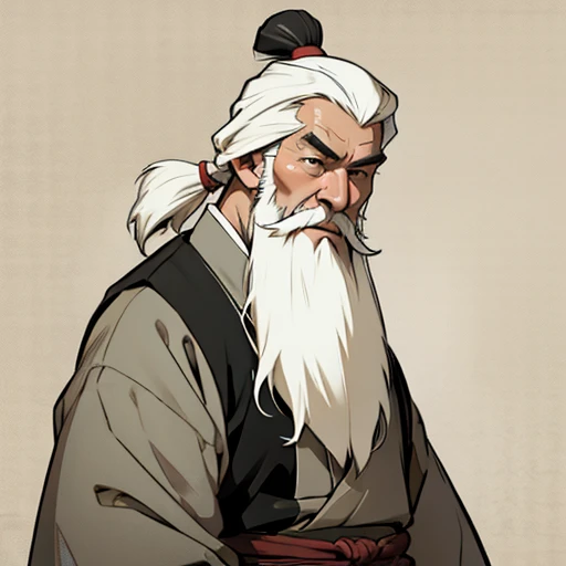 Beard Chinese History、Line art