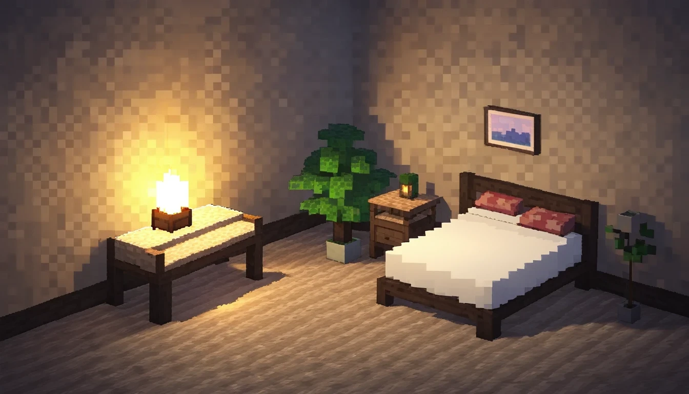 Minecraft , Lofi Cozy ,minimal , game