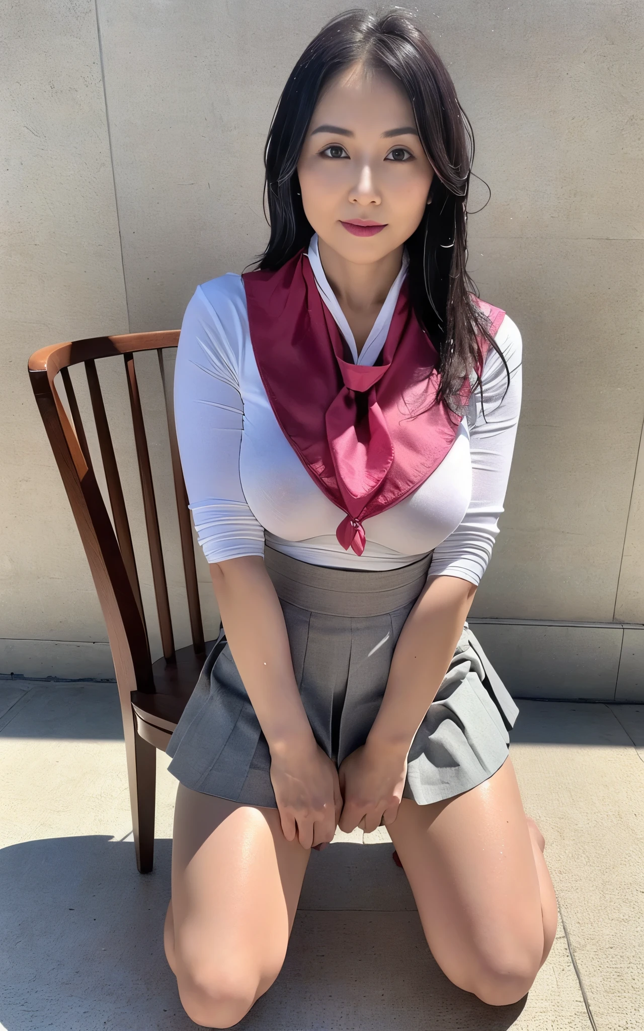 Sitting, bedroom,full body,(ultra detailed skin),curvy,,beautiful ???????, accentuated super huge enormously ?????????????,pale skin,pointy ???????,????? ???????,(Hyperrealist portrait,(8k),ultra-realistic,high detail,high resolution,best quality,masterpiece,Sense of presence,Dynamic,bold),(thin hair),(soft hair),(straight hair:1.5),Swept long bangs,extra light red hair,hair over one eye,crop tank top and mini ????? ,tight mini skirt, white thigh high socks, bedroom, sitting ?????????????????? open