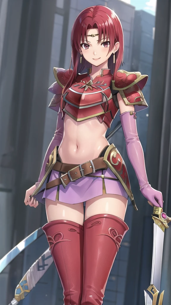 Breast open, croth open, vagina opened, showing pussy, showing , lady armor suite, bring a sword, ready to fight pose, Colorful, Fighting, damaged, semi naked