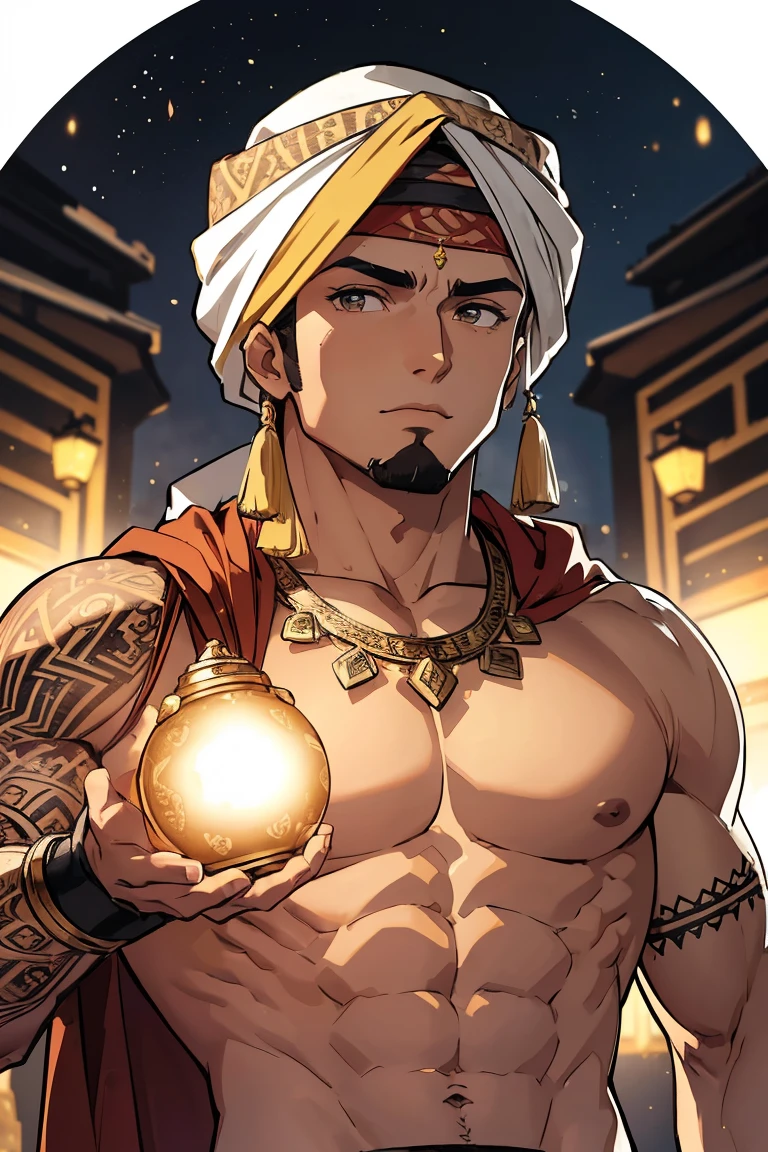 yoshihiro,muscular,bodybuilder, huge bulge, sexy, smirk, erotic, 8 pack abs, 1boy,adult,solo, masterpiece, best quality,