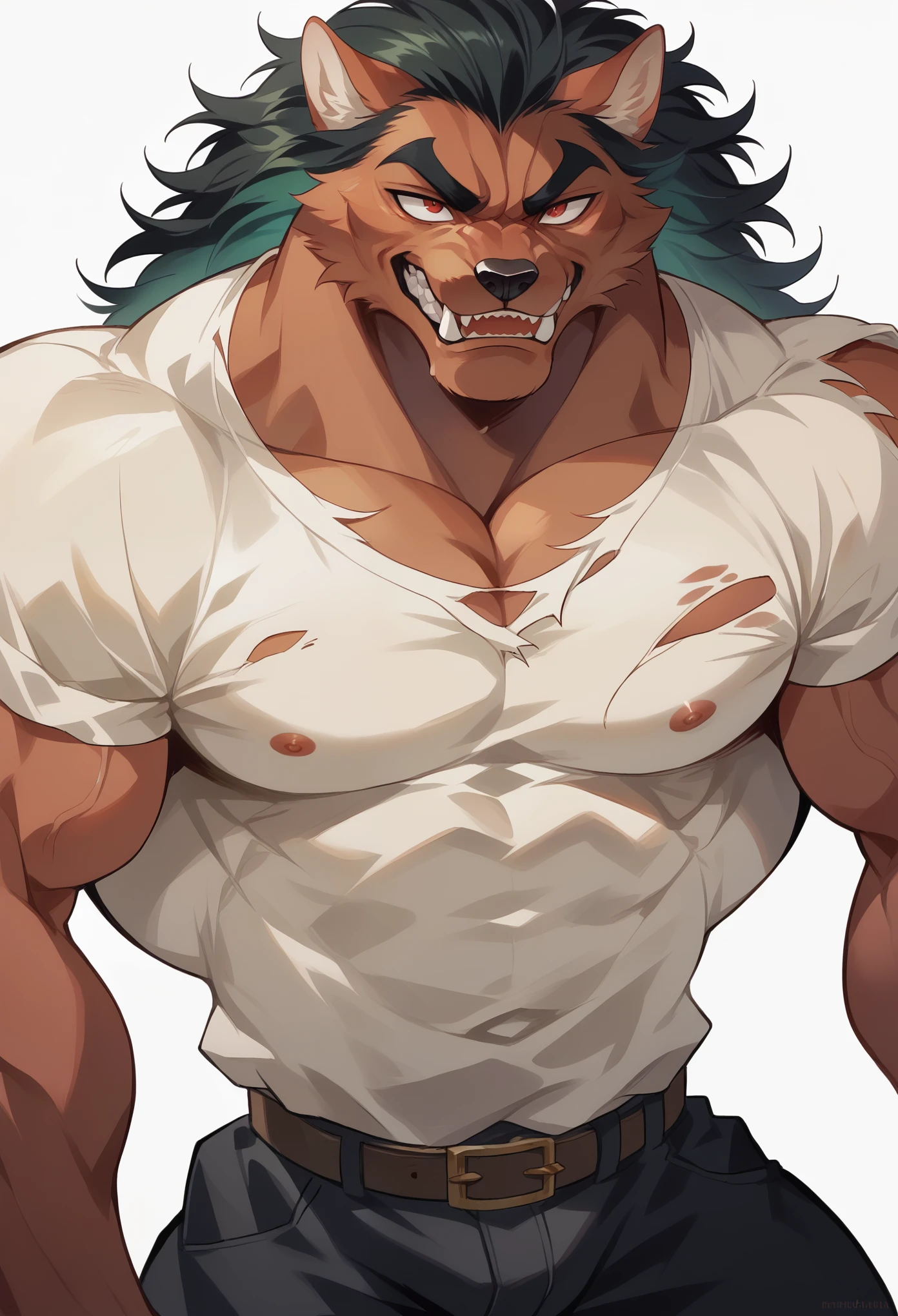 high quality, arcanine, black chest fur, black stomach fur, male, mane, masculine, mature, older male, very muscular:1.5, pecs, half-body, upper body, handsome, by rossciaco, by negger, by taran fiddler, strong chest, detailed eyes, white background, reaching arms towards viewer, looking at viewer
