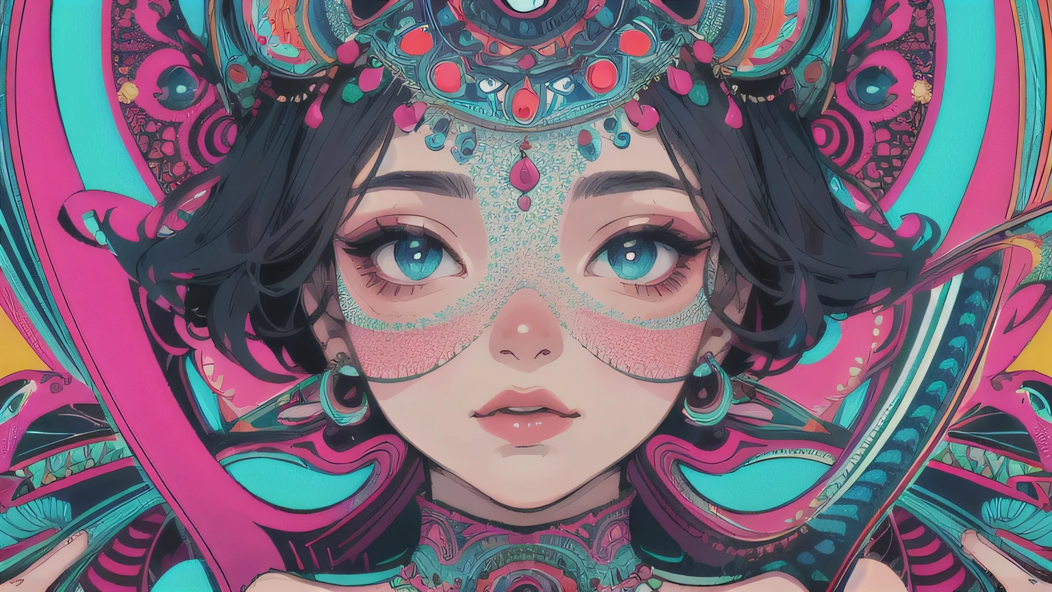 p4a psychedelic 1girl 