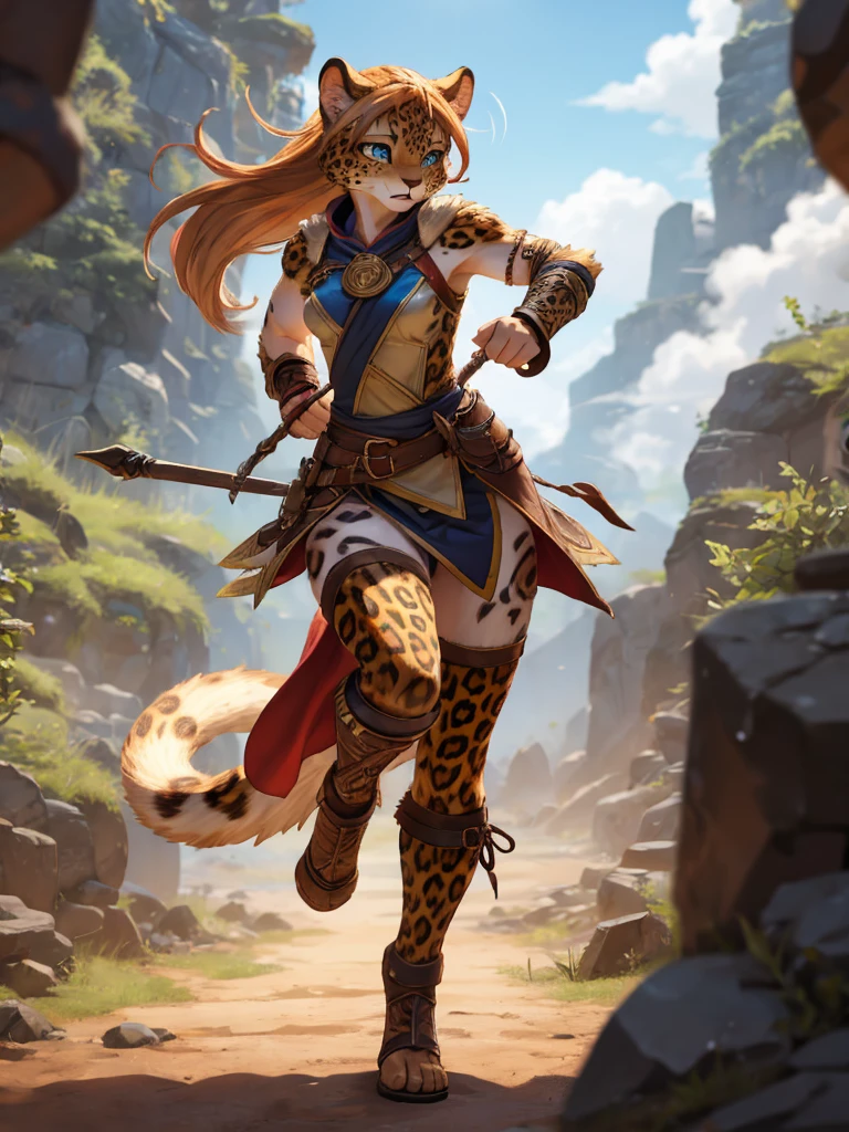 ((masutepiece)), (Best Quality:1.7), (Detailed:1.4), (hight resolution:1.4), 8K, (Colorful:1.5), 2D, High resolution, Sharp Images, Raw photo, Dehya_Genshin, 1girl in, (((Solo))), Black hair, Long hair, Blue eyes, big eye、A smile, middle body, Big breasts, Blonde bangs, Cat ears, ((middle body)), Black pants, Shirt,Torn clothes, Cowboy Shot, (((Jewelry))), Black Gloves, (((armor))), thighs thighs thighs thighs, 鎖骨, Official Custom Rep, Armor Choker, A desert, cleavage, Parted lips, striated hair, Midriff, Hair intake, dark skinned female, halterneck, armlet, Black Gloves, ((criss-cross halter)), Torn clothes, Belt bag, Red Nails, nail polish, (((Armor Armlet))), fingerless glove, Two-tone breasted, ((thighs thighs thighs thighs)), angry, Serious, closes mouth, Narrow eyes, eye line, ((Looking at Viewer)), Red chest, ((Bare legs)), Sunset, Gloves with claws, hand on own hip, (((shoulder armer))), Armor Bracelet, Belt Armor, (earrings), Gold Chain, ornaments, ((Partial blonde hair)),