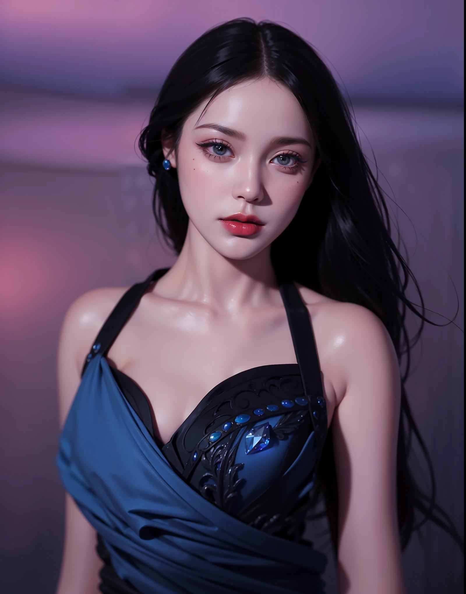 Anya Taylor-Joy, mermaid sexy clothes, character portrait, 4 9 9 0 s, long hair, intricate, elegant, highly detailed, digital painting, artstation, concept art, smooth, sharp focus, illustration, art by wlop, charlie bowater and alexandra fomina