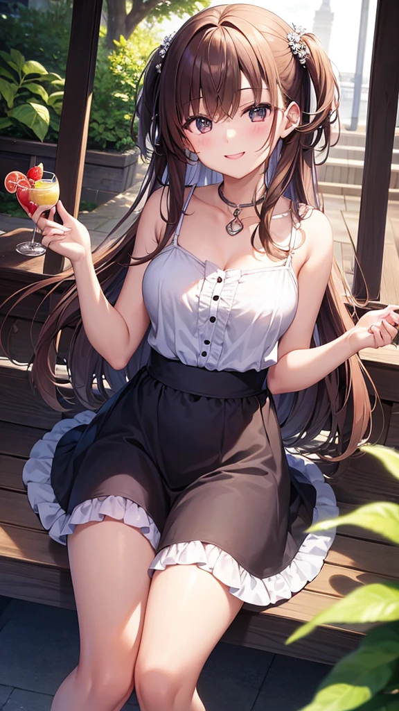 「Please create a vertical image of a gravure idol.。Please reflect the following characteristics:。」
1. **Baby Face**: Very young for his age々Successfully、Cute Face。It has big eyes and a round face.。
2. **Petite figure**: She is about 154cm tall.、 figureでありながら、Baby FaceとFカップのバランスが特徴的な体型を持っており、The catch phrase is「Legal Big Tits」It has been with。
Her measurements are B82, W52, H83.。
3. **Black Hair**: トレードマークのBlack Hairは、In a loosely curled style。
4. **fashion**: Casual and cute。
In an idol-like uniform-style outfit、Sexy frilly outfit。
Nipples are visible through the。
5. **smile**: 非常に魅力的で淫靡なsmile。
6. **Pause**: 躍動的でセクシーなPause。