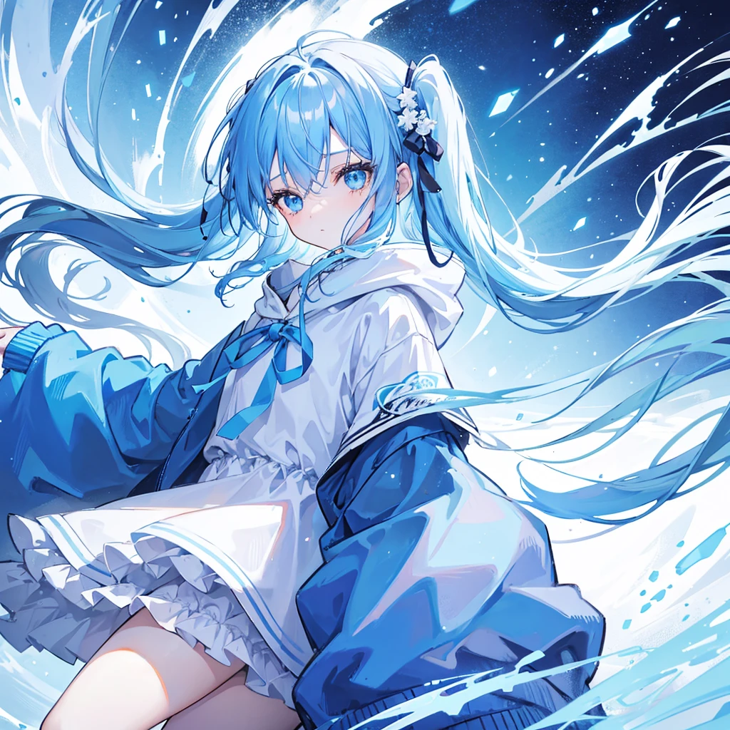 1girl,solo,cute,dancing in the water,covered with water particles,water splashing face,flowing water,covered with water,hair ends with water stream,water explosion,water splashes