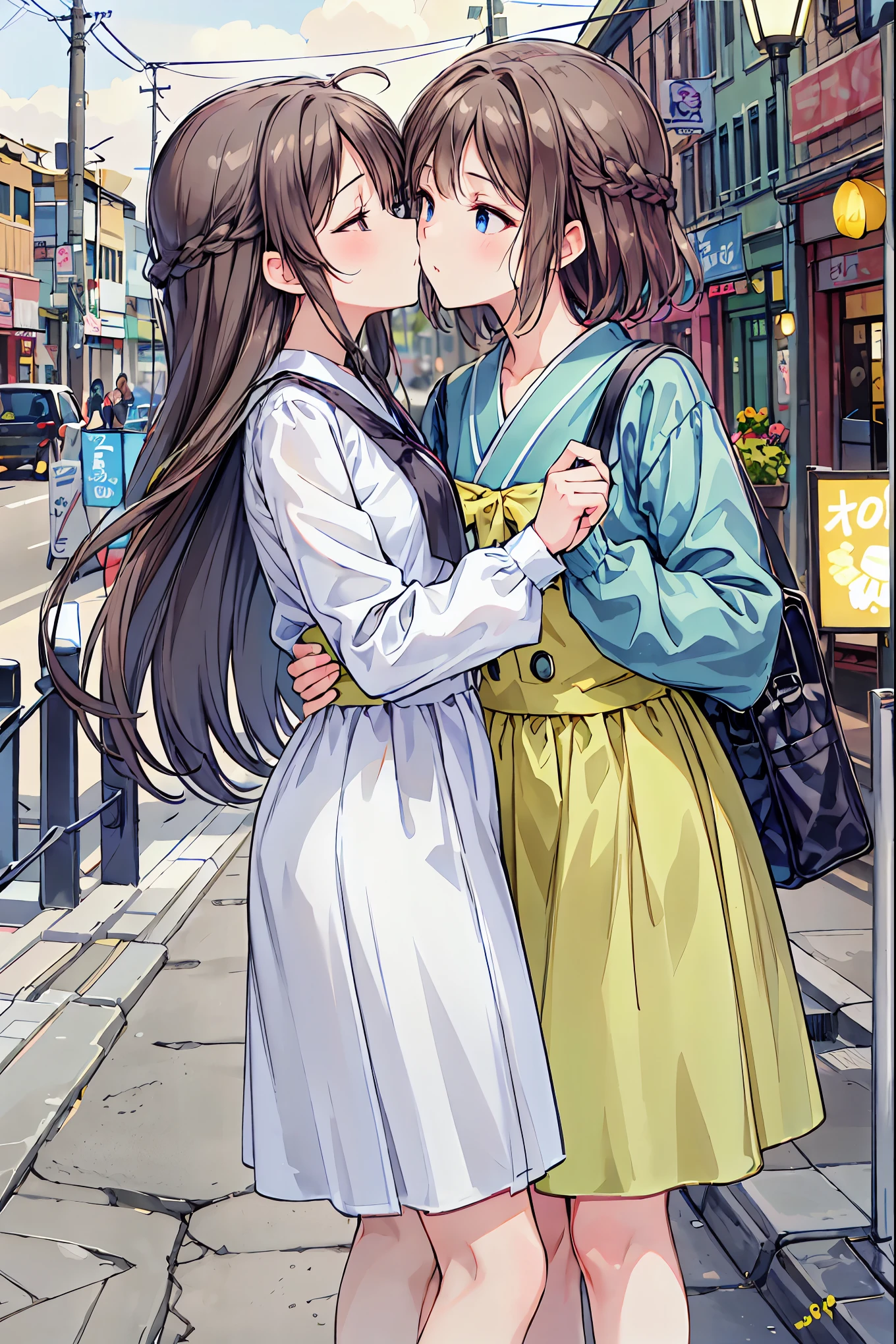 (super detailed, highest quality, anatomically perfect body:1.5), (1 girl, have to pee, I really want to pee., have to pee), party venue, lady, Beautiful interior, (Other women waiting in line for the toilet together:1.4), (maxi dress, long skirt, petticoat, heels, messy bread:1.2), (have to pee), (Knees together and feet apart:1.1), (hand between legs, leaning forward:1.2), (cover the crotch:1.4), (constricted pupils:1.4), (erotic twists of the body:1.2), (sad), (blush:1.6), (embarrassment:1.2), (flowing sweat:1.2), (fear), (Clog breath:1.8), (narrow your eyes:1.3), (look away:1.2), parted lips, shiny skin, (whole body:1.1), from below