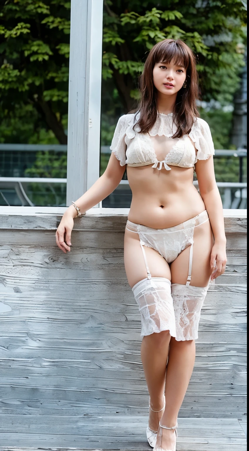 Mini bra, white lingerie,, hard, pink, sheer lingerie, soaking wet; white panties, sheer panties, panties with seams