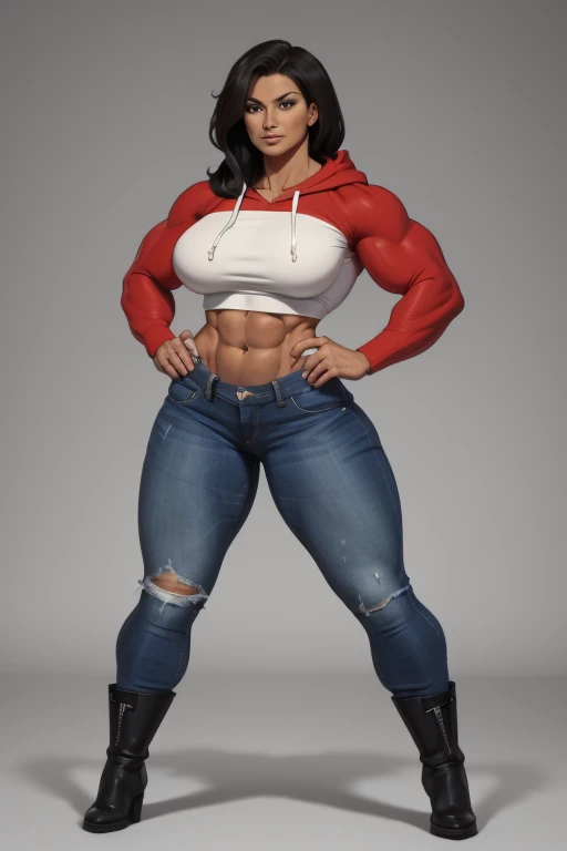 (best lighting) , (Extremely complex and detailed) , 4K unified, (Super detailed CG: 1.2) , (8k: 1.2),(The original), (masterpiece) , (best quality),(masterpiece:1.4),Anime-like high quality,(masterpiece),masterpiece, Super clear picture quality,clearer than,(delicate face)best quality, absurd,((peace master, 4K, 8k, Yes, high resolution))1个girl, female student,,(beautiful bass),((bodybuilder:1.5))(girl),(miss),(((Half body:1)))Half body,outdoor在的雪原,snowing,outdoor,sports shoes,black underwear,Black trench coat