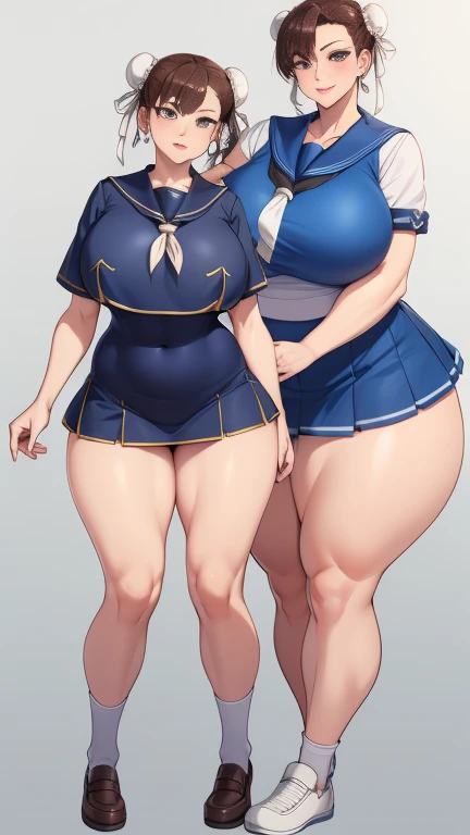 (Private 4K)、(High resolution:1.2)、(High freshness:1.2)、、(Whole Body Ezbian:1.2)、(Two Women:1.6)、((Women with exaggerated large physiques))、(Super big breasts fully opened:1.8)、abnormally developed muscles,,Barefoot woman, , Big arms、(Huge muscles:1.4)、(Dynamic pose:1.2)、(A woman who fights with all her might:1.8)、(school uniform:1.6)、(Arena:1.6)