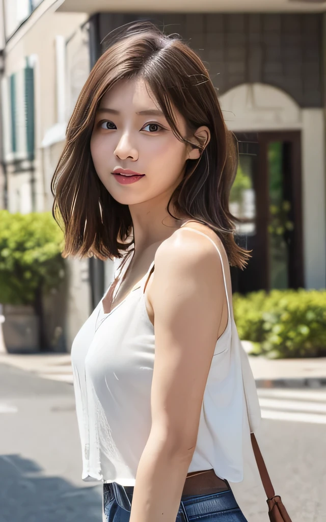 ((Best Quality, 8k, Masterpiece: 1.3)), Focus: 1.2, Perfect Body Beauty: 1.4, Buttocks: 1.2, ((Layered Haircut, Flat Chest: 1.2)), (Rain, Street:1.3), Bandeau Dress: 1.1, Highly Detailed Face and Skin Texture, Fine Eyes, Double Eyelids, Whitened Skin, Long Hair, (Shut Up: 1.3), Full Body