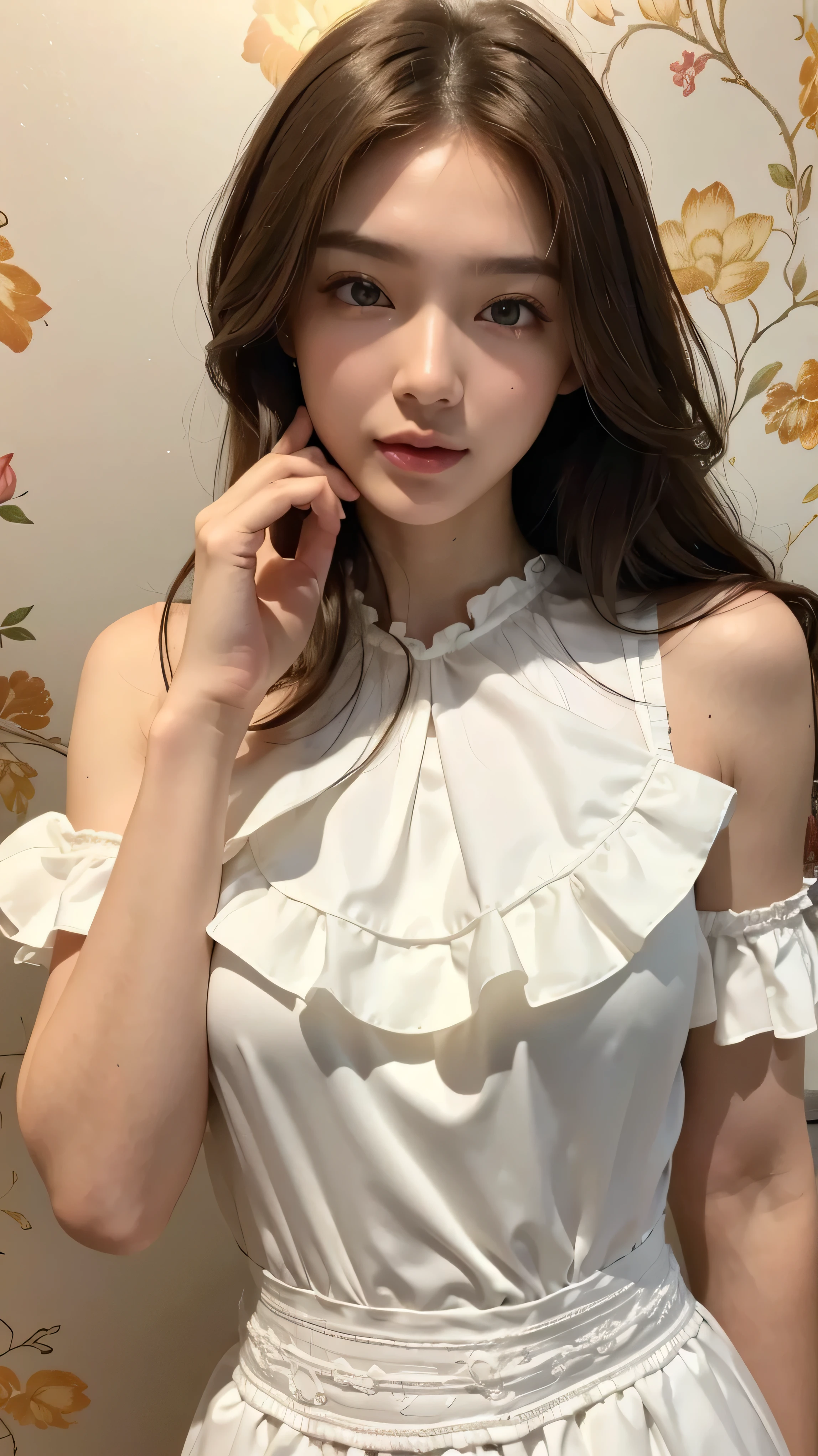 tiny white lingerie short sleeved shirt
