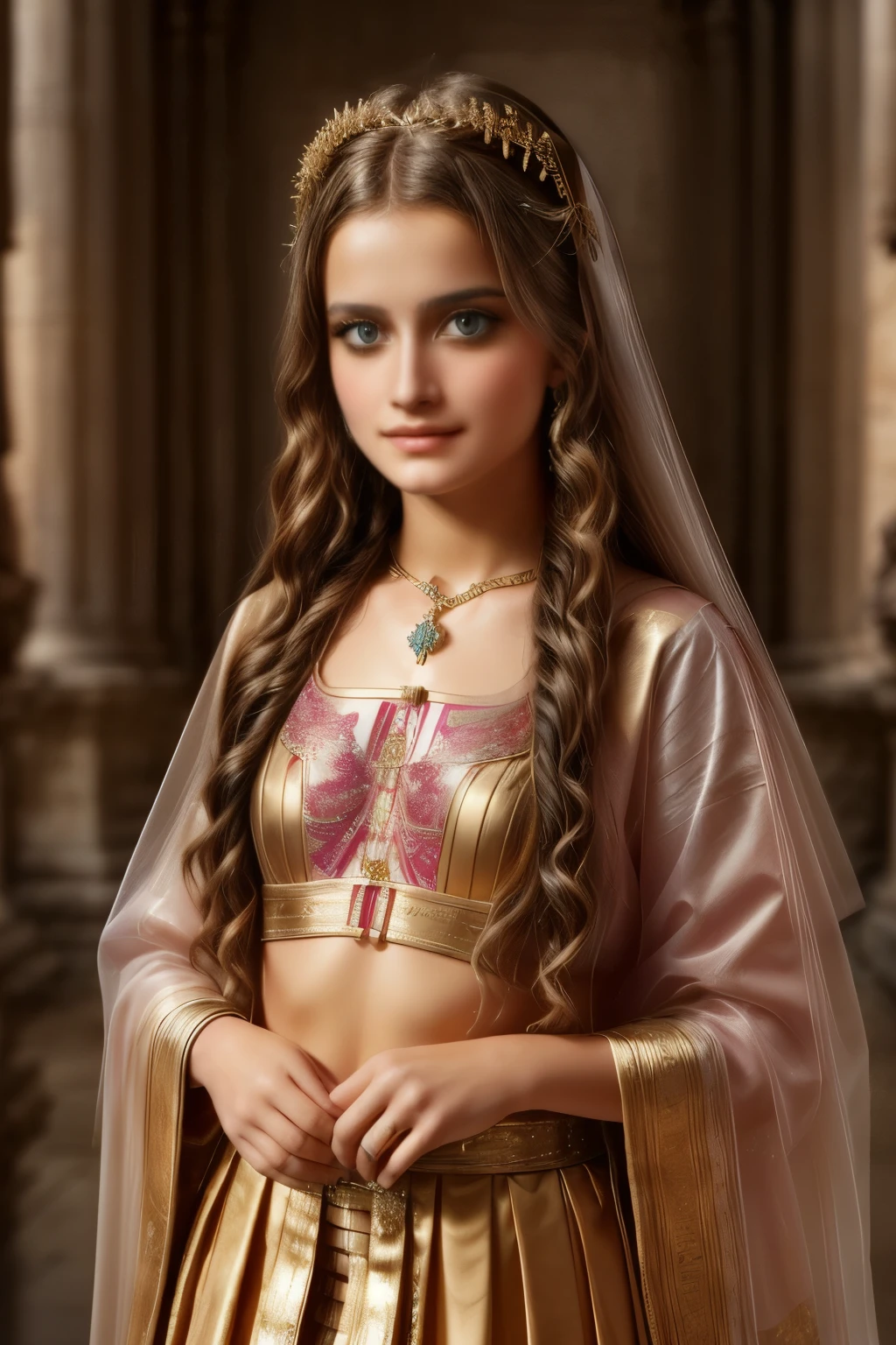 a detailed ancient beautiful girl, during roman celebration,statues of deities,priestesses and priests,roman population participating in the rite,detailed ancient roman city in the background,highly detailed,intricately detailed,extremely detailed,photorealistic,4k,8k,ultra-detailed,vivid colors,dramatic lighting,cinematic composition,epic scale,masterpiece