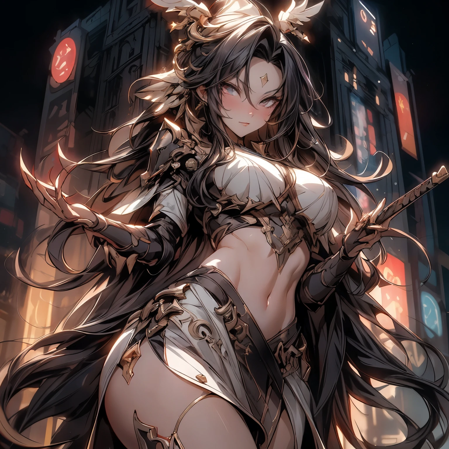 (teens girl),(drak(critters)),(Black and white tones),(Vacated,Being in the air),(the sky background),(Chinese magic robe),(long sword),(combats),(China-style),(comic strip),(Ink wind),(dynamic angle),(Optimization of facial features),(Dragon),(White Dragon),(Traditional Chinese dragon),(The dragon surrounds the maiden),(There is a white Chinese dragon on its back),(iintricate),(ultra - detailed),(best detail),(Bright colors),(opulent),(tmasterpiece),(sharp fokus),(Dynamic effects),(holy),(attractive cleavage),(fang),(mito),(high high quality),(perfect eyes),(Detailed body),(highly detailed),(epic),(fanciful)