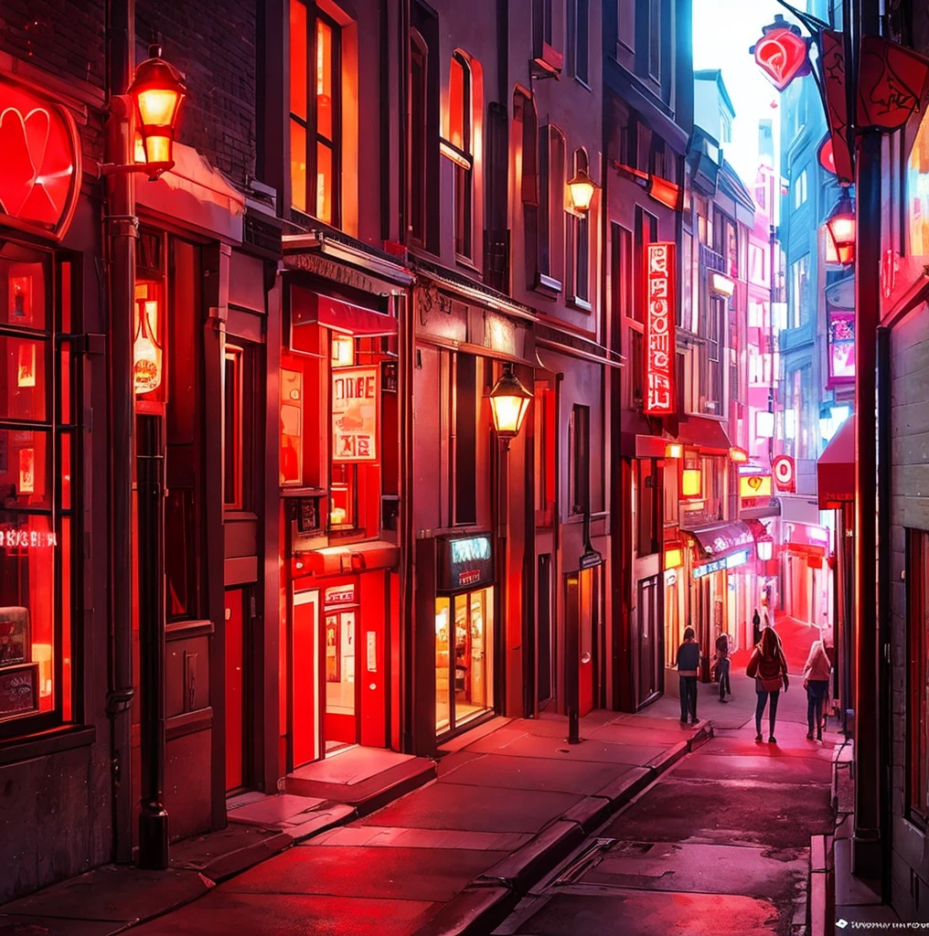 red light district, lovemaking girl