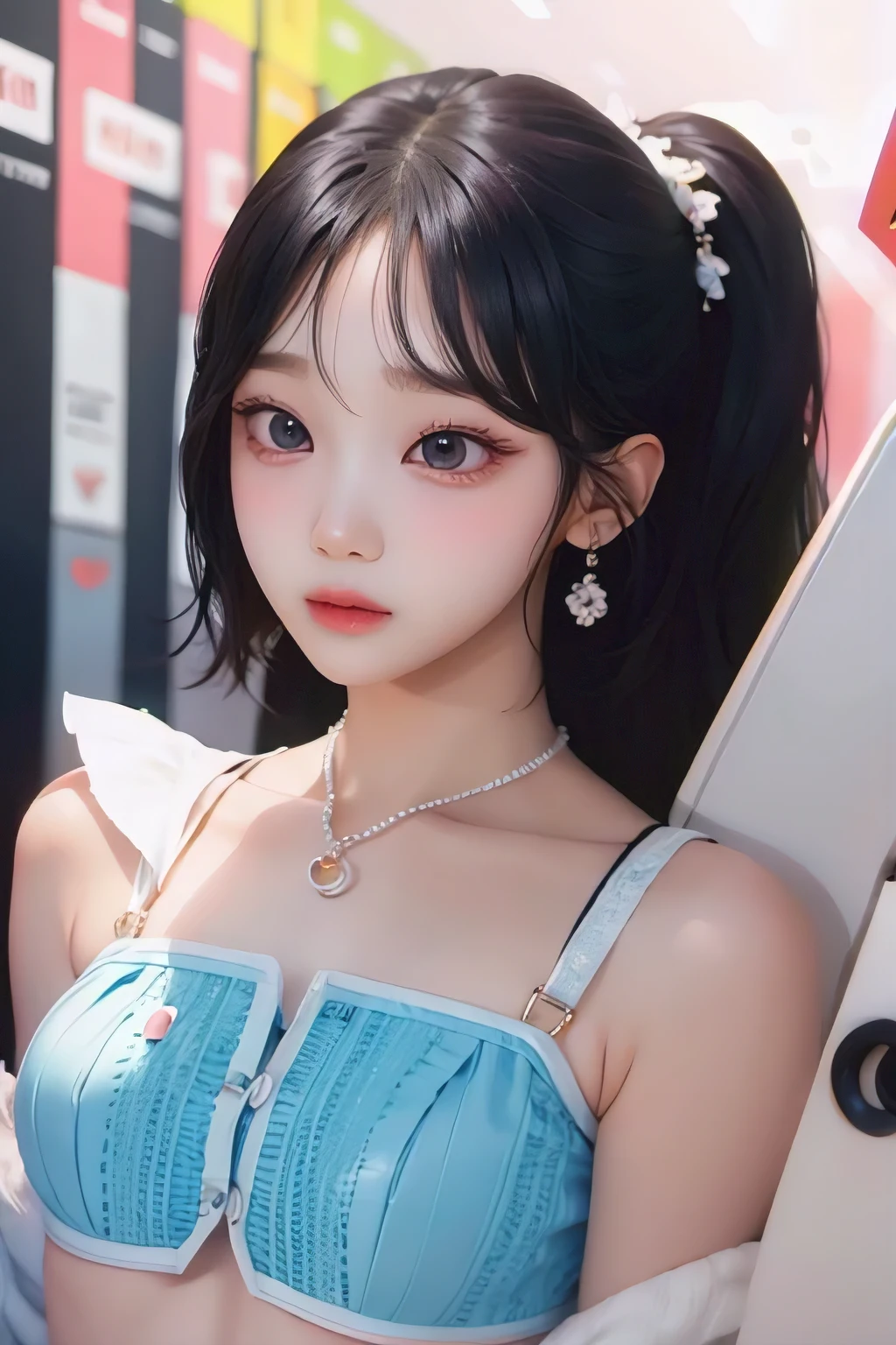 k-pop idol,Face front,pretty clothes