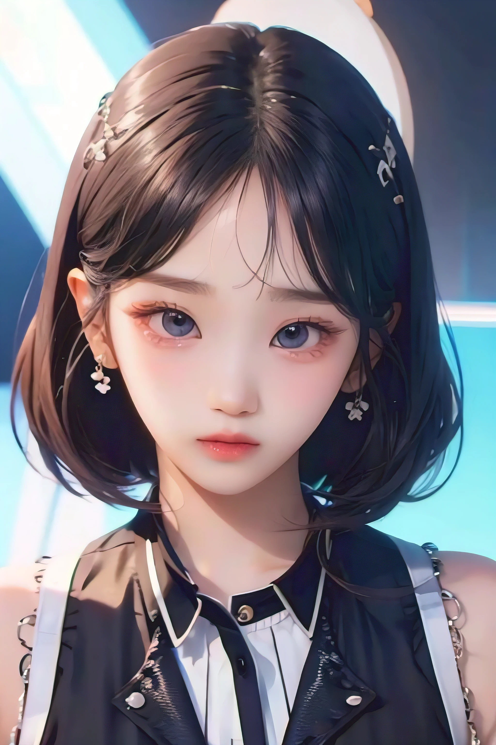 k-pop idol,Face front,pretty clothes