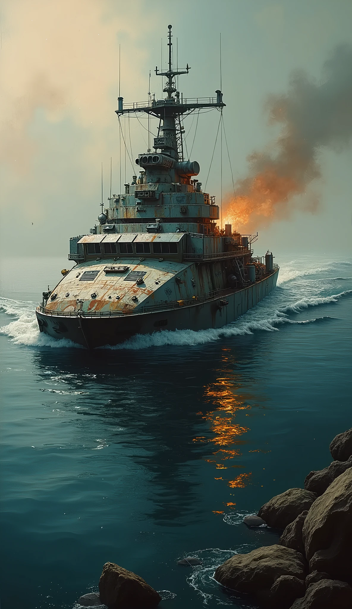 wtrcolor style, Joseph Zbukvic, Alvaro Castagnet, watercolor painting, seaside, boat, sunset