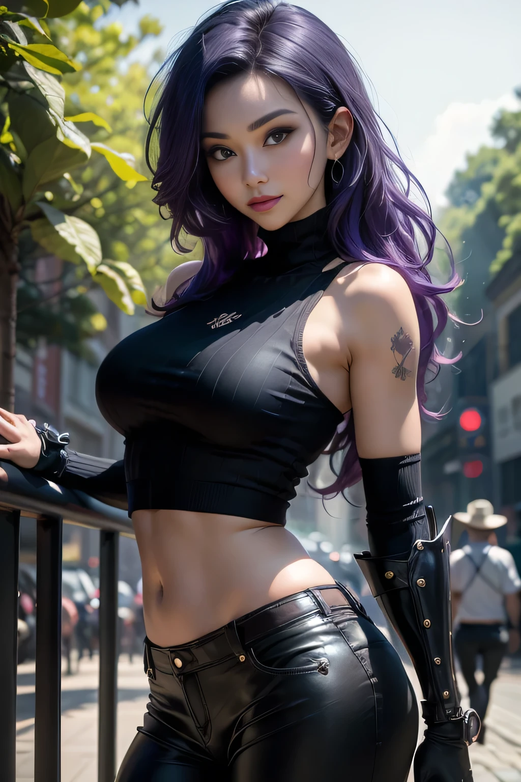 1fille, jeune fille ? K/DA tous dehors AKALI, with a tiara on the head, pas de casquette