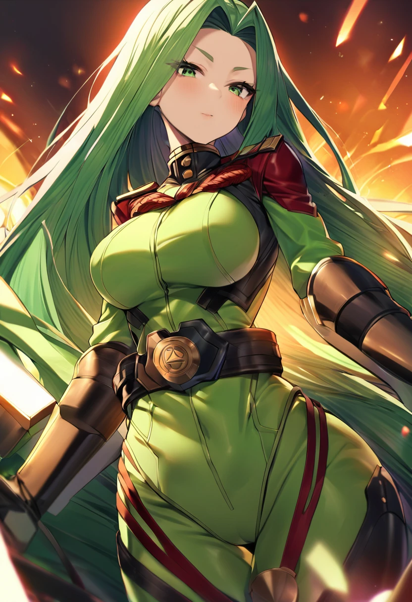 Appearance: Cammy would have a uniform similar to that of the other captains, but with a more form-fitting version and with the light green tone of her original outfit. She would also have the symbol of her division on her uniform. Her hair would be kept short and she would wear gloves similar to those of her original costume, 8k high definition