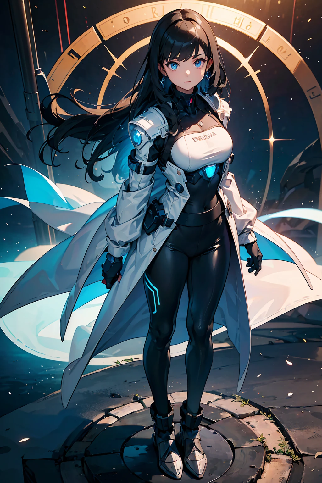 (ghosty:1.85) (doctor:1.5) (nurse:0.65) girl, (white doctor coat:1.4), (spirit, spiritual:1.2), 1girl, perfect and well designed glowing shiny eyes, (beautiful detailed eyes:1.05), natural medium breasts, slim body, beautiful and delicate cute face, (face detail), ((realistic face)), pores, ((pale grey skin)), detailed skin, realistic skin, (((bioluminescence))), ((shiny skin)), (multicolored gradation skin), (monster girl:1.25), human face, medium length hair, hair voluminous, (((((multicolored gradation hair))))), (dark-haired:1.75), super high resolution, 8k, parameters Best quality, (masterpiece:1.4), (magic accessories:1.4), bracelets, extremely detailed thick tight ((white:1.5), (green:1.2), (pink:0.5)) (medical uniform:1.5), (shirt:1.7), (pants:1.3), (standing nipples under cloth:1.3), (neckline:1.3), (cleavage:1.4), (decolette:1.5), Young Girl, Little Beast, (Smile:0.9), (pale Skin:1.85), ultra detailed, photorealistic, ((Real image)), (best quality:1.4), super high resolution, (Realistic 2.0), More details, (((1girl))), {(medical ward:1.2)|(doctor office:1.2)}, (beautiful and aesthetic:1.2), (fractal art:1.4), (cinematic light:1.1), (DUTCH ANGLE:1.2), full body, 16K, HDR, RTX, Ray Tracing, Radiosity, Anisotropic Filtering, Subsurface Scattering, (((magic lights))), metallic reflections, Detailed, Realistic, 4k highly detailed digital art, (cool_color), extremely detailed CG unity 8k wallpaper, vibrant colors, (seductive pose:1.6)