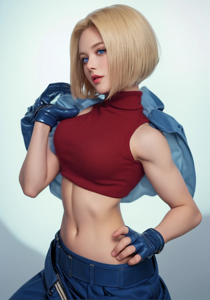 8K, Top Quality, Intricate Details, Ultra Detail, Ultra High Resolution, Masterpiece, close up shot, (full body: 1.1), Slender, Smile, (Makeup: 0.4), ,(( straight punch, boxing , punching))(Fluffy purple Eyes: 1.21), (()), 1girl, solo, 1 girl, ((green hair, bangs, high ponytail)), close up shot, , ((tall)), (((fit body))), (((slim face))), sharp face, (()) ,(detailed face), sharp face, small lips, , ,(( straight punch, boxing , punching)) ,, ,
((, )), , ((naked)), detailed face, detailed breast, , detail nipples , , Narrow Waist, Skinny, tall , 190 cm tall, Muscular, Navel, Exposed Abdomen, Pointed Chest,, Beautiful girl with accentuated slender abs: 1.4, Six Pack Abs: 1.4, , Perfect Body, detail legs, (( dark background)), black background,