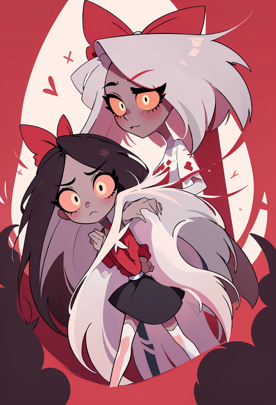Anime vampire pretty girl naked sucking blood --auto