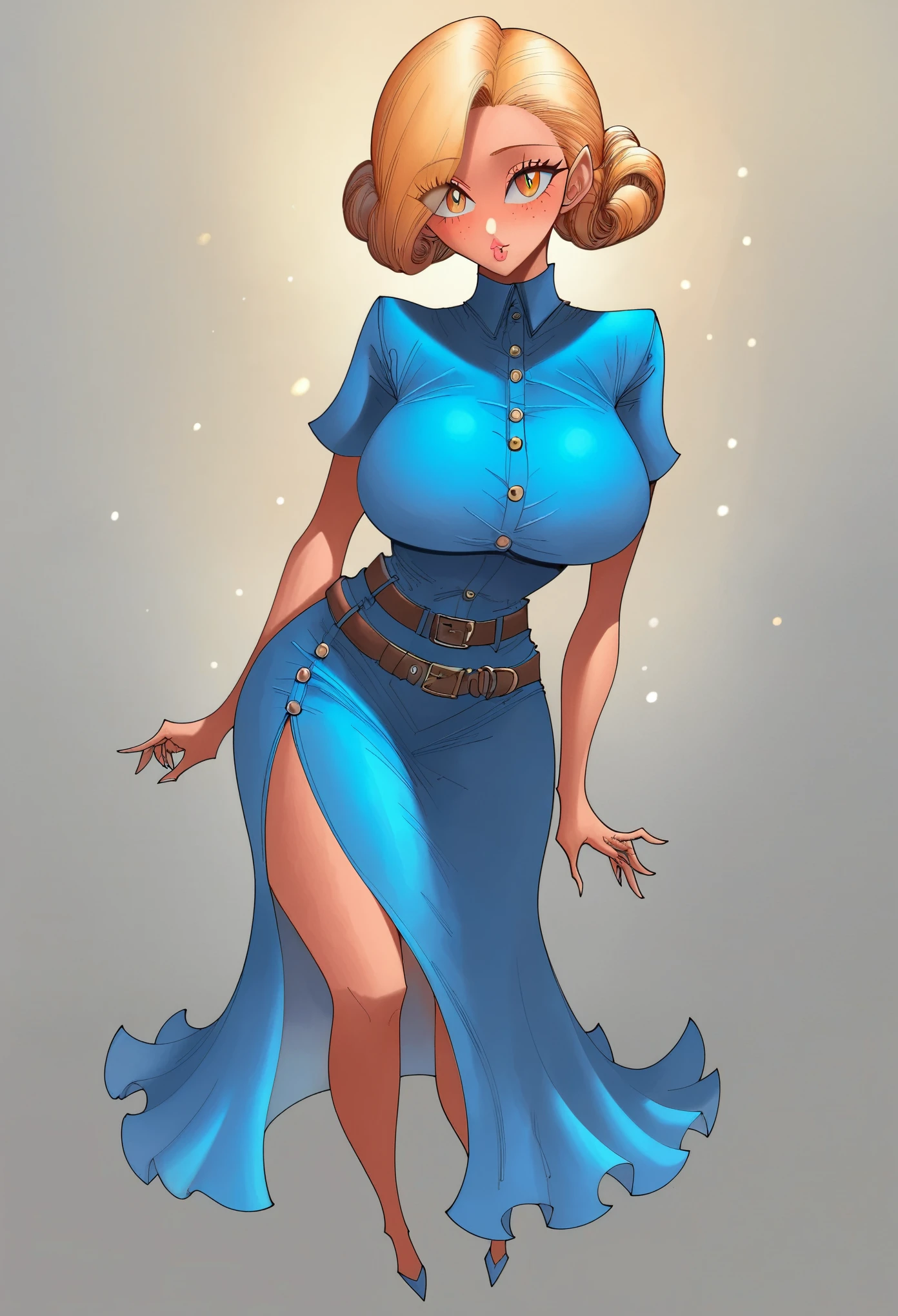STICKER, (solid outline:1.3), (NSFW:1.2), A detailed illustration of a vivid Sexy Nami from One Piece squatting down with her mouth open and long tongue sticking out, bare breasts, blue thong, legs open, face view, Solo Female, big breasts, erect nipples, Full length View, high heeled boots, shoes visible, zoom out, centre model, vintage t-shirt design, in the style of hand drawing, 3D vector art, fantasy art, watercolour effect, Adobe Illustrator, hand-drawn, digital painting, low-poly, soft lighting, isometric style, retro aesthetic, focused on the character, 4K resolution, photo realistic rendering, using Cinema 4D,