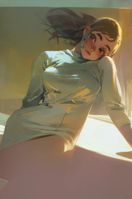 barechested、high socks、teens girl