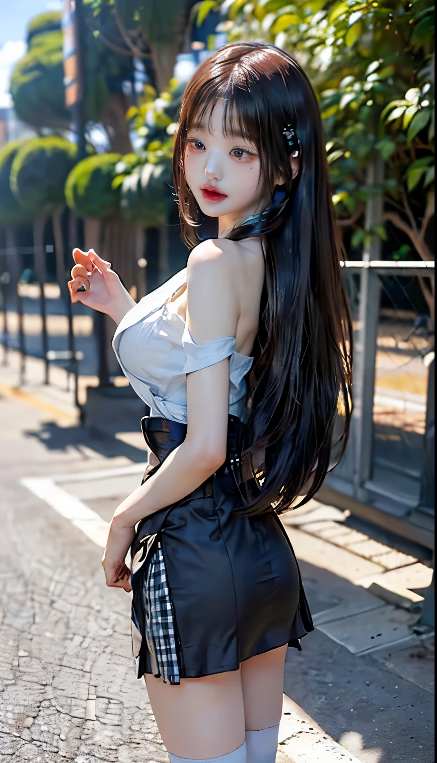 （Very delicate and beautiful：1.2）super model,,Big Breasts,Beautiful breasts,voluptuous,【bike shorts】,,【3girls】,,highest quality, High resolution, 8K,, Large Breasts,,Panty shot, Vivid details,Frills ,Idol Group,Idol Costumes,mini skirt,Girl kicking,blush,Sweet smile