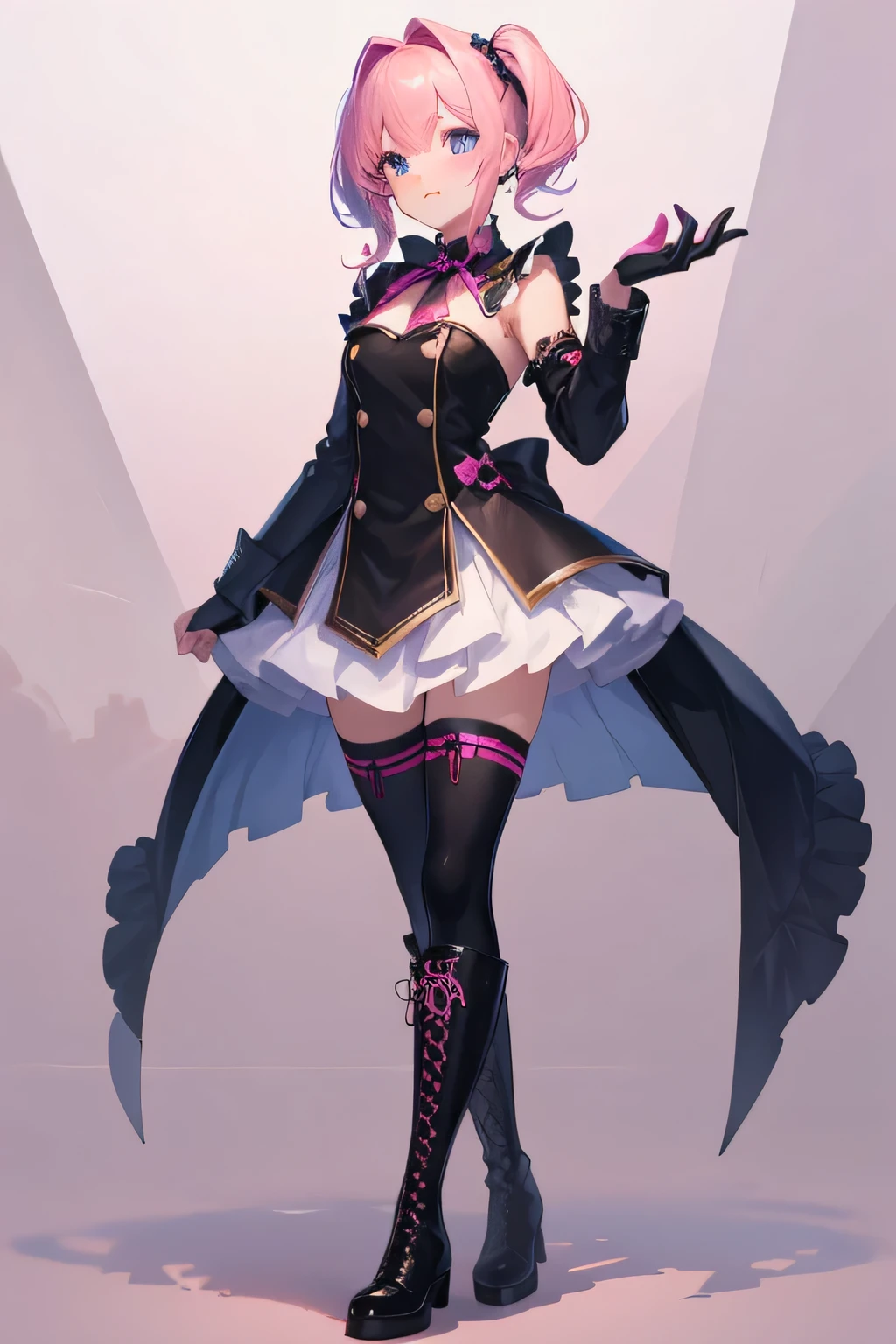 1girl, solo,(best quality),(masterpiece:1.1), full body, looking_at_viewer, dynamic angle, cute, clear facial skin,