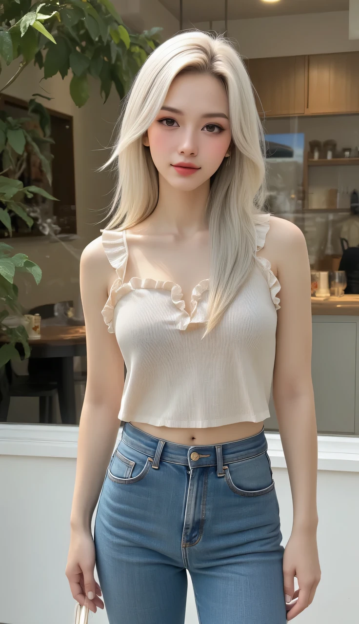 ( The 8k quality ), ( top-quality ), ( Ultra HD ), ( Perfect character anatomy ), ( Perfect litthing ), ( Full body photo 8k ), ( Perfect Detail ), ( Perfect character details ), ( Perfect setup details ), ( masterpiece ), ( Perfect character facial symmetry ), ( Delicate female character body structure ), Beautuful Women, shameless girl, Beautiful sexy Santa Claus in a transparent red little cloth dress, Near the Christmas tree and candy table, a blond、Super Super Long Hair、tanned skin all over the body、((Navel look))、Super Mini Tight Skirt、small mouth、Big blue eyes、a small face、Chest sticks out, Pointy cute little pink nipples, Beautiful slender fingers, Licking your index finger with your tongue、、、、、、、、、、 Long eyes to the side、Wear lots of gold accessories on your body, Tattoo on the stomach、brown skinned、biting index finger, reddest cheeks, slender and small body, thong, Tanga,embarassed expression、Christmas Party、Bursting smile、