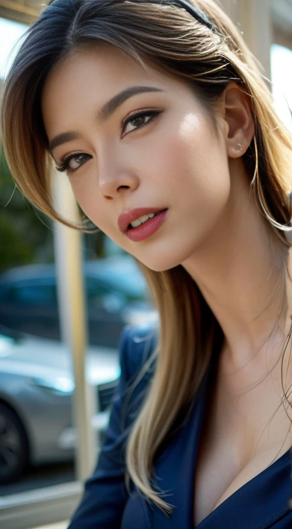 1 blonde woman holding leash in hand,(full body),amber heard,gold hair,beautiful face and hair,model posing,medium breasts, (slender waist), looking at viewer, (holding chain leash,from below,femdom,viewer on leash:1.2) <lora:conceptViewerOnLeash_v10:1>, Depth of field, natural lighting, best quality, ultra high res, (photorealistic:1.4),professional, extreme detail description,physically-based rendering,sharp focus,(((from below))),femdom