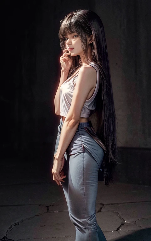 Girl in white