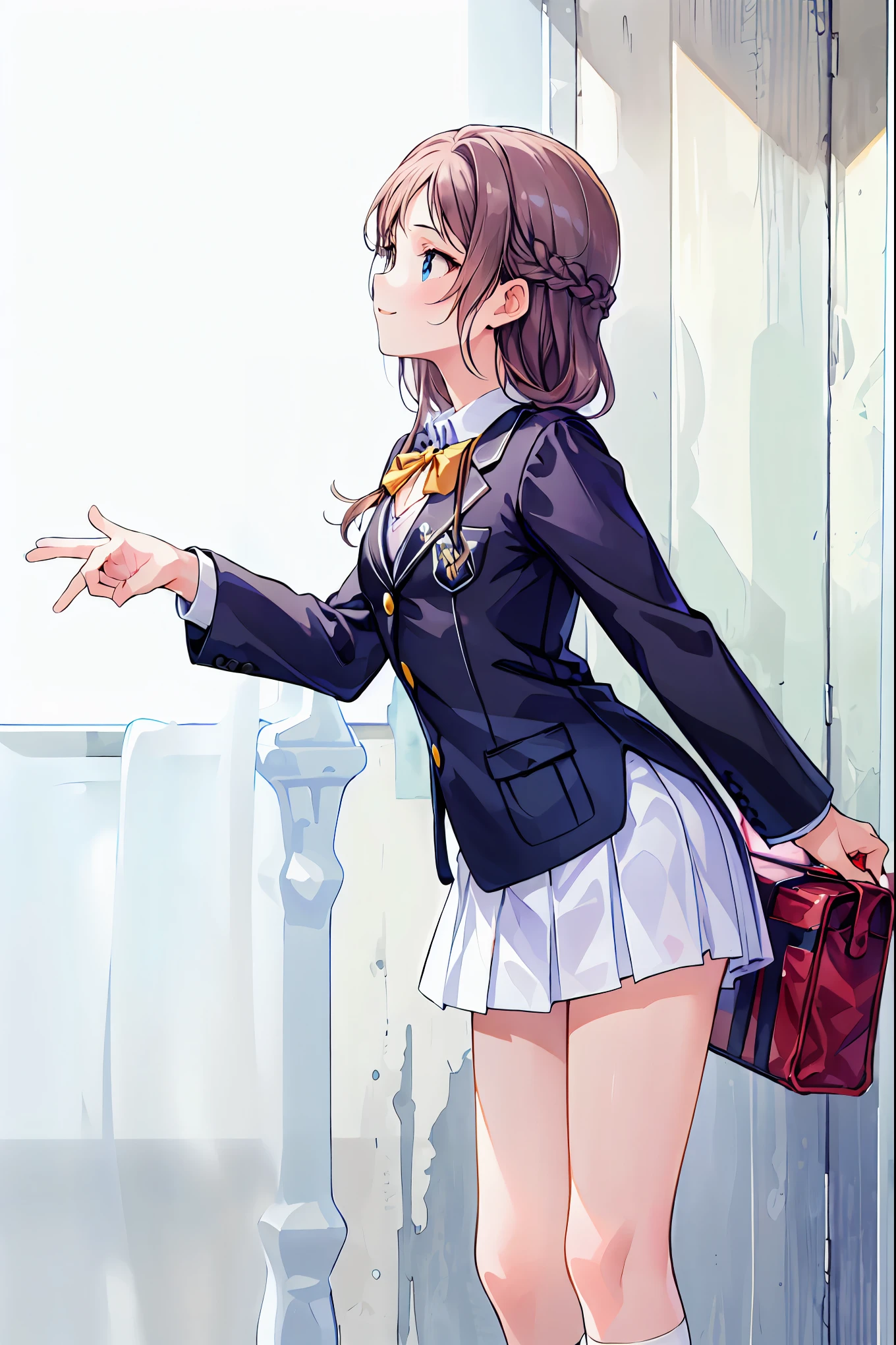 (ultra-detailed, best quality, anatomically perfect body), full body, (small breast:1.3), shiny skin, (Various girls), girls from 15 to 25 years old, (have to pee:1.1), (urge to pee:1.3), (only one person peeing self:1.2), (very desperate to pee:1.2), bladder full, (restroom entrance), waiting for restroom with line of girls in queue, standing, (Each one has a different outfit), (Each one has different maxi skirt:1.4), (Each one has a different boots:1.1), (Each one has a different hair), (knees together and feet apart:1.3), (Rub each other's thighs:1.3), (leaning forward:1.1), one hand between legs, (holding the crotch:1.5), (stroking own abdomen:0.9), (stroking one's own thighs:1.5), (blush:1.4), (embarrassment1.5), (impatience:1.7), (flustered:1.4), (fidgeting around:1.1), (flowing sweat), (erotic body twist:1.4), (panting:1.4), (breathless:1.3), (closed eye), parted lips, ecstasy, refreshing, looking away, (crisis:1.2), (from side), (from below:0.6),