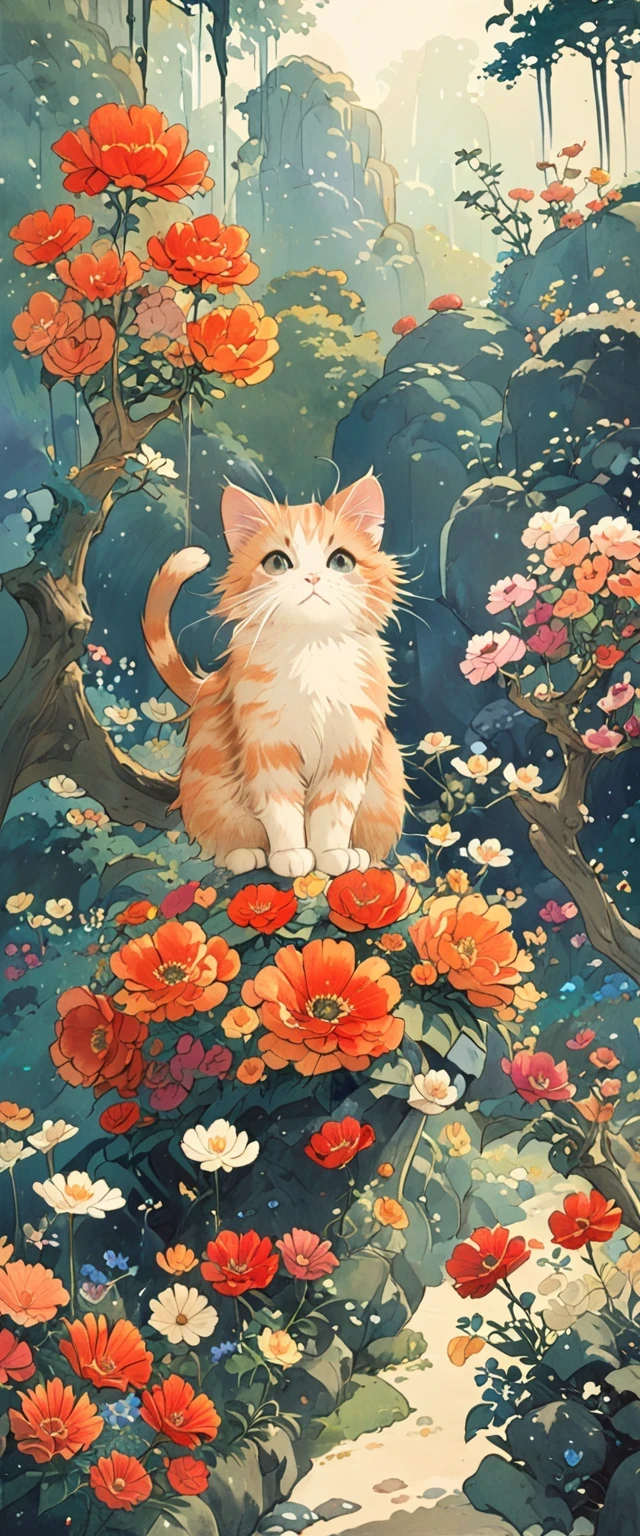 Cozy Cat , Studio ghibli inspire