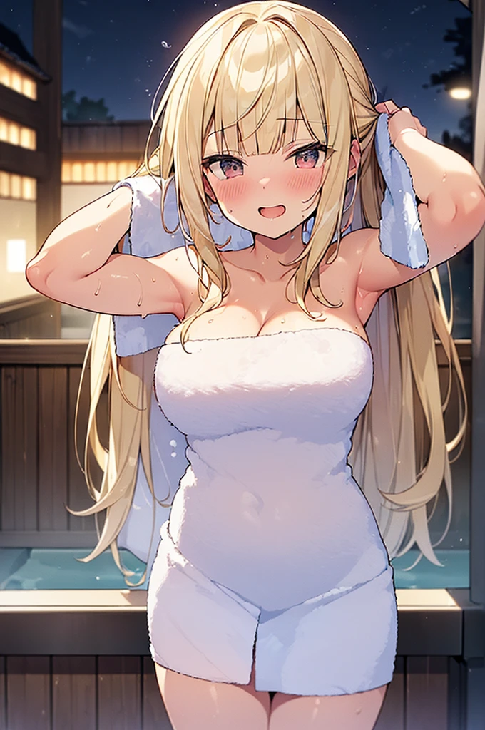 1girl, nsfw, darkness /(konosuba/), long hair, green eyes, blonde hair, x hair ornament, ponytail, braid, empty eyes, large breasts, nipple, Hotel, frozen, (Sweating profusely, Love juice, Wet Woman, female ejaculation), crying, Naked, (1girl) Peeing, lactation, projectile lactation