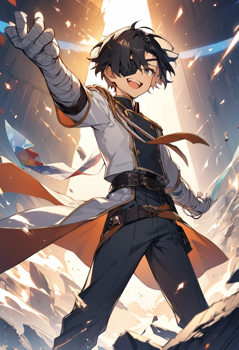 <lora:redrantem_v1_res:1>, tachi-e, cowboy shot, dynamic pose,
1boy