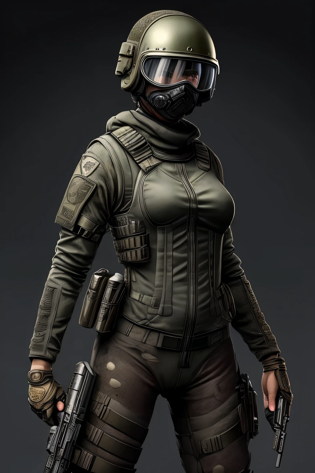 a woman in a black uniform holding a rifle and a red light, airsoft cqb, rb6s), special forces, fps shooter game, rb6s, rb 6 s, monochrome and red color bleed, fps game, military photography, hq 4k phone wallpaper, french special ops, game promotional poster, warzone background, helghast, airsoft close quarter combat