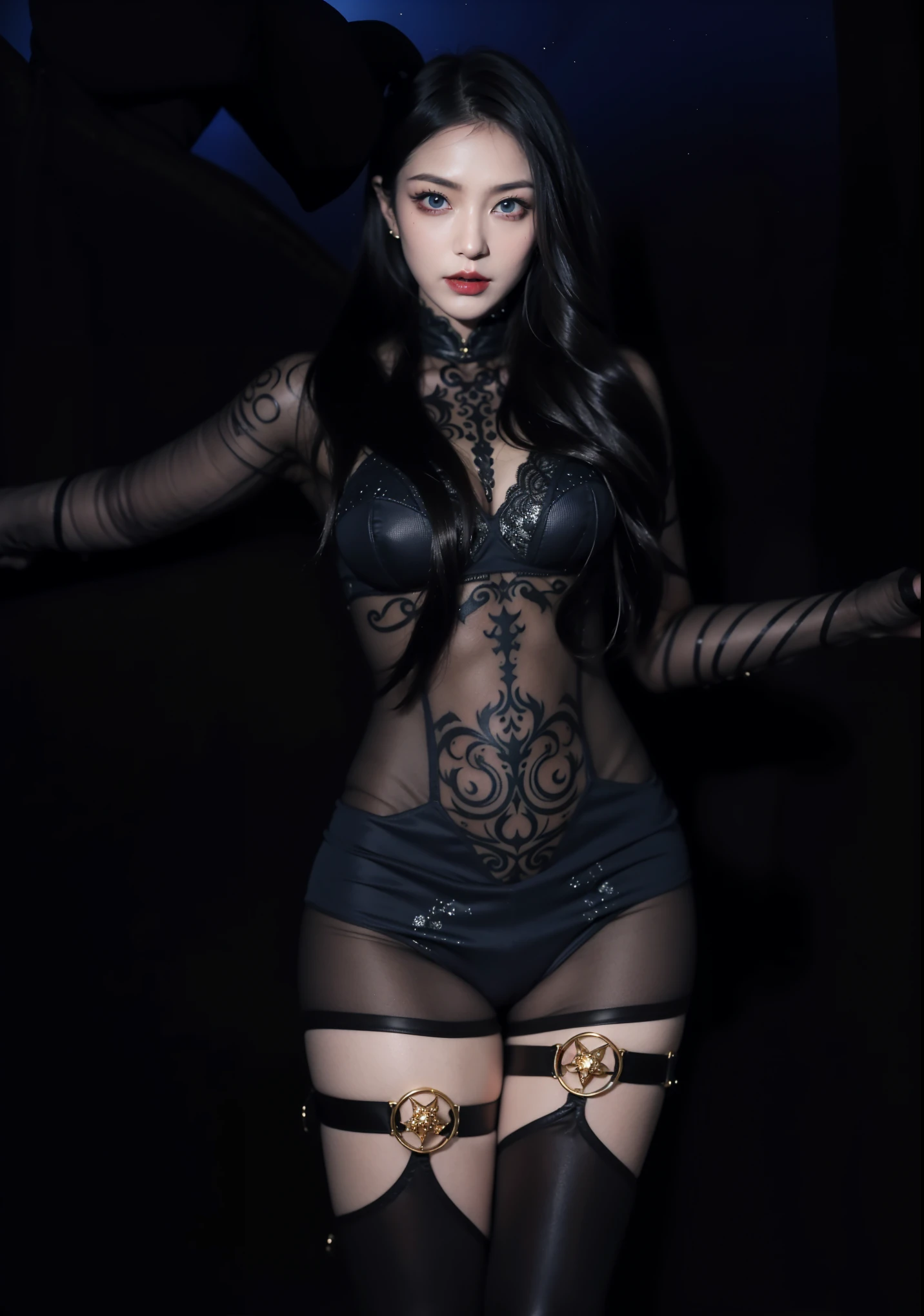 Bold graphic illustration, Tattoos of bright constellations, fantasia sombria, , luzes escuras, pesadelo, noite estrelada, splash art, foto, 8k, filmed on Canon 1DX camera, lente 50 mm f/2.8, raw bright constellations on your skin and face, mortal, totalmente tatuagens brilhantes, constellations, expressionA woman Moreno of a, ,cabelo afro caindo para a frente, Rasta type but braided, com belos seios corpo perfeito com ,a wide thigh is beautiful a woman, com seios lindos corpo perfeito, uma coxa larga, is beautiful a destination with ,vario expression , Erotic ((Estilo Art Vista de Corpo Inteiro, plano completo, vista frontal, Vista lateral, vista traseira, de personagem, Multiple views and poses, various points of view, um personagem, corpo inteiro, personagem com menos, estilo de roupa, no mesmo Estilo de cabelo, less Type of footwear, forte )):: ((whole body view, plano completo, vista frontal, vista traseira, design de personagem, Multiple views and poses, Vari