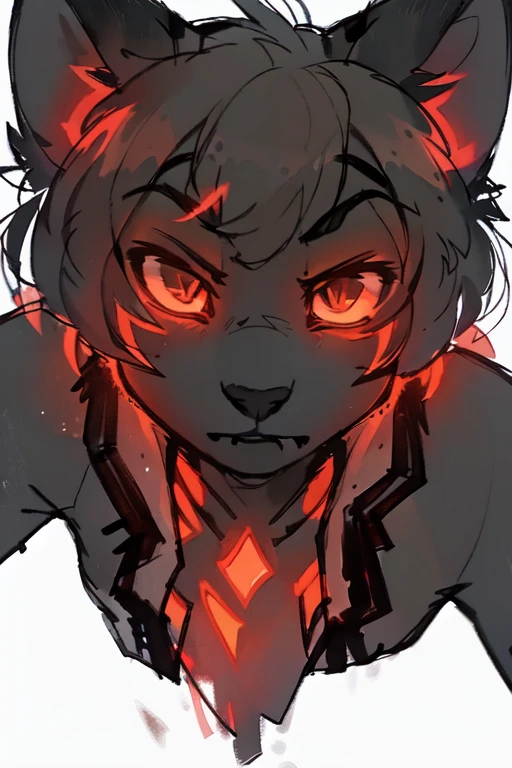 man,gay,boy,gray white tiger,red eyes,room background,serious expression,naked,A tough look,shame,big bust,penis