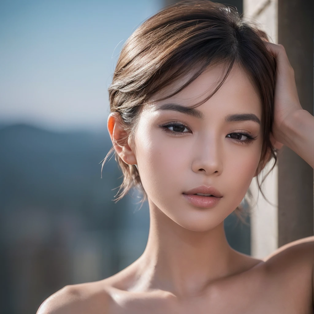 Beautuful Women、Nothing on、Nipples are visible