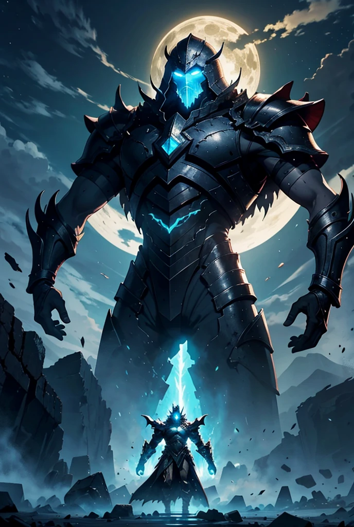 (Look sideways at the camera:1.3),A half body,Sci-fi mechanical monsters,belve,Mechanical modification,(Shark monsters),bellow,The expression is fierce,Flame scene
