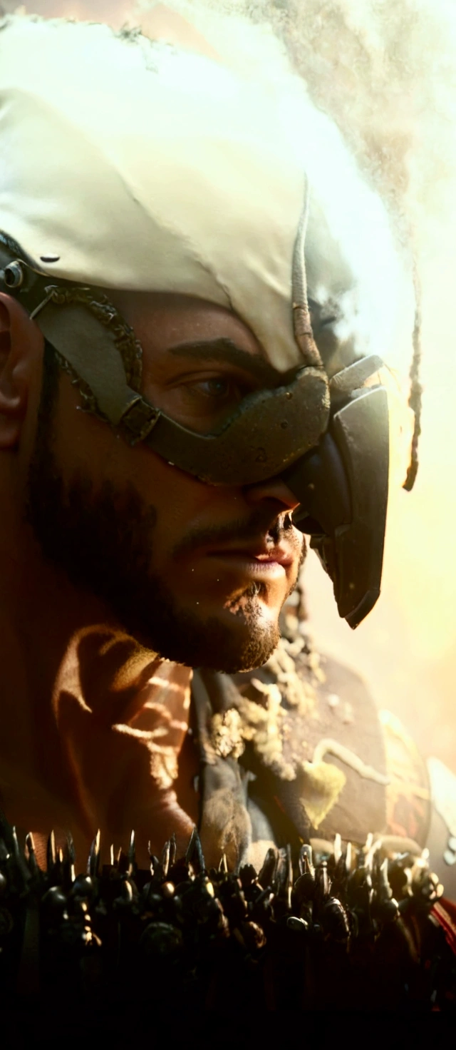 close-up of a man. Leather eye patch. incredibly detailed octane render, octane unreal engine 5, octane highly detailed movie, octane cinematic render, cinematic unreal engine 5, technology demonstration of unreal engine 5, cinematic octane render 4k, cinematic render in 4k octane, highly detailed octane render, cinematic bust close-up , unrealistic engine details 5