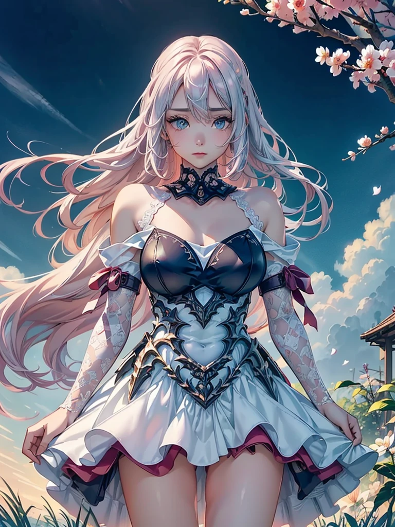 best quality:1.5), (ultra-detailed:1.5), (()), ((best quality)), (high resolution), (illustration), (an extremely delicate and beautiful), (ultra detailed beautiful face and eyes), 1girl, leaning forward sharp focus, ray tracing, 1girl, silky hair, multicolored hair, White hair(inner color Cherry blossom )、peeing women,background(sakura tree, day light), eye color(White pink, high definition,)inner eye (sakura),volumetric lightning, )have a weapon、lift up skirt、super_long_hair、
looking_all(score_9:1.2), (score_8_up:1.2), (score_7_up:1.2),solo,Perfect anatomy,(one cute girl:1.3),(Line art:1.3),(Soft atmosphere:1.3),perfect anatomy,(A soft anime-style image capturing a delicate and ephemeral atmosphere),Enhance the anime screencap by adding a watercolor background, further elevating the dreamy and ethereal aesthetic. This scene, now rendered in 16k wallpaper resolution, merges the delicate beauty of the girl with pale skin and white hair with a soft, lush watercolor landscape. Hightleg.The big, intricately designed dress and her captivating eyes are set against a backdrop that mimics the fluid, blending colors of a watercolor painting, adding a layer of artistic depth and emotion. The perspective from above at a dutch angle, combined with the watercolor effect, creates a composition that feels like a floating, dream-like world, glowing aura around her are now part of a canvas that blends reality with imagination, inviting the viewer to step into a tranquil world of soft hues and poetic beauty, all encapsulated within a serene, watercolor dream,BREAK,(best quality:1.3),(best masterpiece:1.3),(very aesthetic:1.2),(absurdres:1.2),newest,(intricate details:1.2),ai-generated,absurdres extremely detailed CG,depth of field,dynamic angle,dynamic pose、groin、
muscular female, fit, abs, leg muscles, arm muscle、