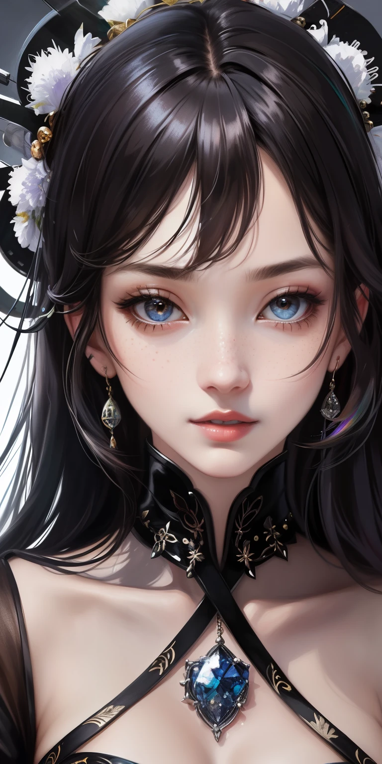 (Fatal Beauty,A charming villain,witch) ,(A supple and powerful physique),(Sensual charm),(Mysterious charm:1.1),(Captivating silhouette),((((Glasses))))、((((big sapphire necklace))))、(Highest quality,High resolution:1.2),(dark,Threatening:1.1),((dark horror theme:1.5),(Thriller:1.5)),(Dark fantasy:1.5), (((Countless stars fly away:1.5),(Absurd:1.5),(wonderful:1.5))),Woman in a dress, (Powerful numbers:1.1),(((Big Breasts))),(((Muscular:1.1))), cute face, Sexy Face, , Very detailedなbeautiful女の子, (Ideal body type:1.8), Very detailed faceexpressive lips, (とてもbeautiful、Crisp big eyes:1.5), Fine skin., All features are shown in detail., The outline of the fingers is beautifully drawn....., The nose is precisely shaped., expressive lips, Perfect Anatomy,cute、Realistic、(Front view:1.4),(Face Focus:1.3), realistic girl rendering, 8k artistic german bokeh, Enchanting girl, Real Girls, Gurwitz, Gurwitz-style artwork, Girl Roleplay, Realistic 3D style, cgstation Popular Topics, 8K Portrait Rendering,(truth,truth:1.4),Sexy Body,( Very lean body:1.6),Sexy pose, blush, Attractive body, Very curled hair, Purple Curly Hair, very big hair, Very curled hair, prime color,Urban,Very detailed,masterpiece,Intricate details,Faded,Very detailed, Eye for details,Intricate details,暗くてSpooky atmosphere, Spiritual Beings, Unforgettably beautiful, Ghostly figures, Shadow-like shape, Spooky whispers, Ominous Aura, Goth Maiden, Like dazzling fur in a starless haze,Her Mogul Snaps, Mysterious Cemetery,Black hair swaying in the moonlight, She summons darkness, (beautiful: 1.7), (Black Hat: 1.6), (An intricately decorated jet-black cloak: 1.6), (Delicately decorated cloak, Despite the damage: 1.5), Hypermaximalist, Breathtaking oil paintings, Surreal, Ultra-realistic digital illustrations that mimic the style of oil paintings, wonderful構成, (Shining Eyes:1.6)、(Glowing Eyes:1.1),(hellish landscape:1.1),(fire,sulfur:1.1),(Threatening atmosphere:1.1),(dark shadows,Threatening presence:1.1),(Unlucky Clouds,Stormy Skies:1.1),(dark,Spooky atmosphere:1.1),(Aura of misfortune,Evil energy:1.1),(dark aura,cigarette:1.1),(Extreme heat,Burning Flames:1.1),(Nightmare Visions:1.1),(Predicting the end:1.1),(Whispers of misfortune,Devilish Laugh:1.1),(Cry of pain,echoing screams:1.1),(Bad luck symbol,Ancient runes:1.1),(Mysterious Relic,dark art ifacts:1.1),(Infernal Ritual,Ritual sacrifice:1.1),(Eternal Ruin,A hopeless existence:1.1), Inspired by abandoned mech backgrounds. Art created by Craig Mullins, Necrostyle., Detailed Description, Futuristic sci-fi scene. Focus on SFCon