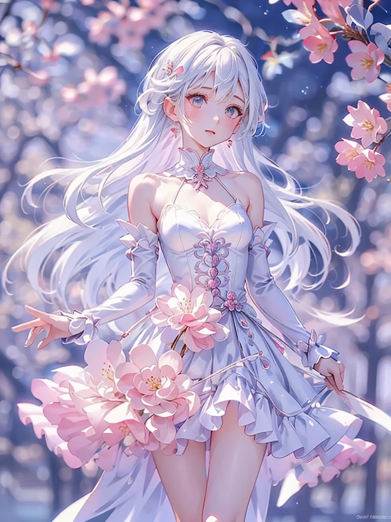 best quality:1.5), (ultra-detailed:1.5), (()), ((best quality)), (high resolution), (illustration), (an extremely delicate and beautiful), (ultra detailed beautiful face and eyes), 1girl, leaning forward sharp focus, ray tracing, 1girl, silky hair, multicolored hair, White hair(inner color Cherry blossom )、peeing women,background(sakura tree, day light), eye color(White pink, high definition,)inner eye (sakura),volumetric lightning, )have a weapon、lift up skirt、super_long_hair、bunny suit、
looking_all(score_9:1.2), (score_8_up:1.2), (score_7_up:1.2),solo,Perfect anatomy,(one cute girl:1.3),(Line art:1.3),(Soft atmosphere:1.3),perfect anatomy,(A soft anime-style image capturing a delicate and ephemeral atmosphere),Enhance the anime screencap by adding a watercolor background, further elevating the dreamy and ethereal aesthetic. This scene, now rendered in 16k wallpaper resolution, merges the delicate beauty of the girl with pale skin and white hair with a soft, lush watercolor landscape. Hightleg.The big, intricately designed dress and her captivating eyes are set against a backdrop that mimics the fluid, blending colors of a watercolor painting, adding a layer of artistic depth and emotion. The perspective from above at a dutch angle, combined with the watercolor effect, creates a composition that feels like a floating, dream-like world, glowing aura around her are now part of a canvas that blends reality with imagination, inviting the viewer to step into a tranquil world of soft hues and poetic beauty, all encapsulated within a serene, watercolor dream,BREAK,(best quality:1.3),(best masterpiece:1.3),(very aesthetic:1.2),(absurdres:1.2),newest,(intricate details:1.2),ai-generated,absurdres extremely detailed CG,depth of field,dynamic angle,dynamic pose、groin、
muscular female, fit, abs, leg muscles, arm muscle、